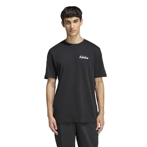 adidas Men's Novelty Bowl Graphic T-Shirt, Black, Medium at Amazon