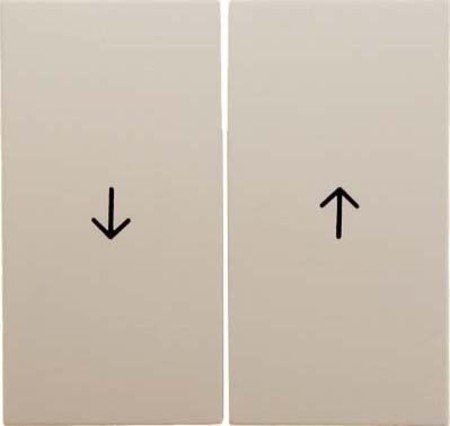 Hager S.1 – Double Key Arrows for Blind Series 1 White