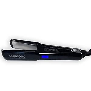 Amazon.com: Plancha de pelo de hierro superprofesional, (110 V negro),  placas de titanio de plata de 1.5 in para tratamientos de queratina y uso  en salón de belleza, la mejor plancha jamás