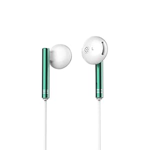 SNOKOR by Infinix Bass Drops Earphones (Green) with 14.3mm Large Bass Boost Driver, Trendy Design and Call/Music/Voice…
