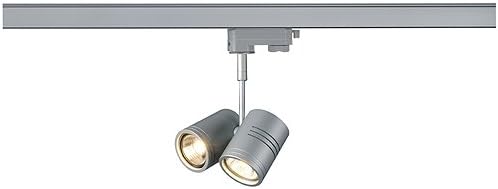 SLV152232 Bima II Eutrac 240v 3 Circuit Track Light Silver Grey