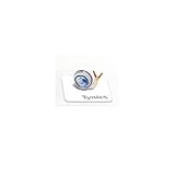 POKE The Snail - Tynies Miniature Glass Figurine, Colors May Vary