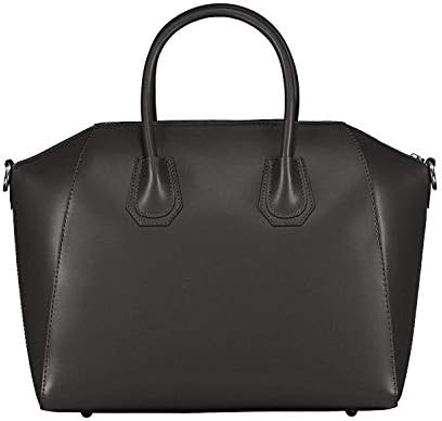 JENIFER Italian Duffel handbag shoulder purse shoulder strap smooth stiff genuine leather