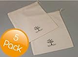 Magnolia Organics Reusable Organic Produce Bag 5 Set - Natural