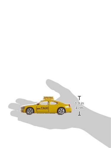 siku 1490 US-Taxi, Spielzeugauto für Kinder, Metall/Kunststoff, Gelb, Öffnende Türen – Bild 5