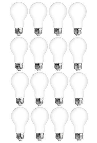 GE Classic 16-Pack 60 W Equivalent Dimmable Soft White A19 LED Light Fixture Light Bulbs