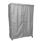 Formosa Covers Storage Shelving Unit Cover, fits Racks 60" Wx24 Dx72 H (Cover only Grey Color)