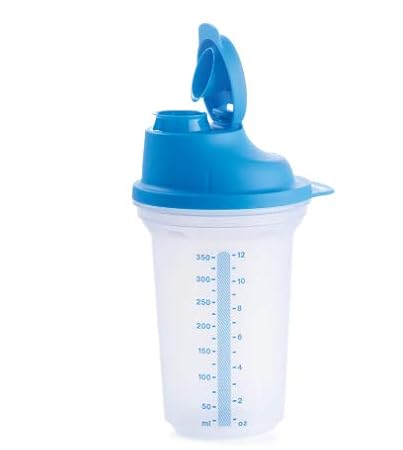 TUPPERWARE Backen Mix-Fix klein 350 ml blau D214 Shaky Küchenhelfer Shake It 8678