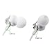 vastland Earbuds, Earphones, Headphones with Microphone - Wired Noise Isolating Ear Buds, Stereo Headset for Cell Phones Laptops and etc.(White & Silver)