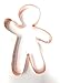 The Fussy Pup Gingerbread Boy Cookie Cutter 6 Inch Handcrafted in USA