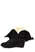 Dream Pairs Women Knit Sweater Winter Fur Wedge Boots Black