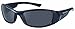 Harley-Davidson Mens Kickstart Sunglasses Shiny Black Dark Grey Lens HDV004BLK-3