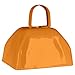 Metal Cowbells with Handles 3 inch Novelty Noise Maker - 12 Pack (Orange)