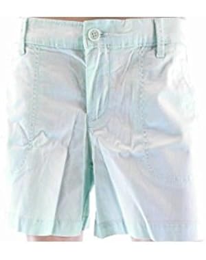 Calvin Klein Womens Twill Shorts (Minty Glow, 2)