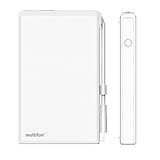 multifun Portable Charger, Fast Charging Power Bank, Built-in Apple Lightning Connector Power Bank and Micro-USB Input External Battery Charger Pack for iPhone 7 7 Plus 6s 6s Plus iPad - White