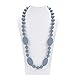 Consider It Maid Silicone Teething Necklace for Mom to Wear - FREE E-BOOK - BPA FREE and FDA Approved - Peas in a Pod (Grey)