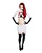 DAZCOS Women US Size Anime Cosplay Costume Outfit with Gloves and Socks (Medium)