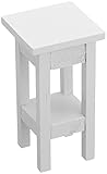 Dollhouse Miniature Square Table, White #2318-12