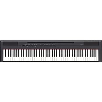 Yamaha P115 88-Key Weighted Action Digital Piano with Sustain Pedal, Black