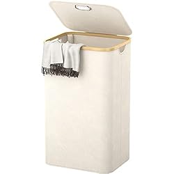 Homykic Laundry Hamper with Lid, 100L Tall Laundry