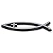 Jesus Fish Cross Christian Ichthus Small Weatherproof Auto Emblem - Silver