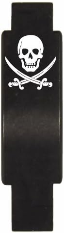Molon Labe Laser Engraved Billet Jolly Roger Crossed Swords Tactical Trigger Guard (Screw Assembled), Black