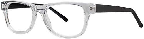 Unite Unisex Eyeglasses - Modern Collection Frames - Crystal/Black 51-17-140