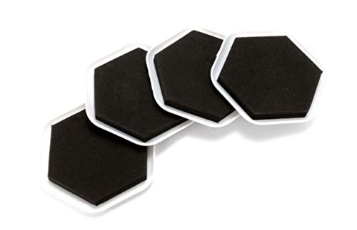 AdvancedShop 4Pcs Furniture Moving Sliders Mover Pads Moving Furniture Gliders Hardwood Floor Protectors Carpet Flooring Coaster Furniture Protector