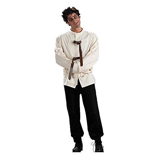 Forum Novelties Men's Straight Jacket Costume - Pick Size (Medium, White)
