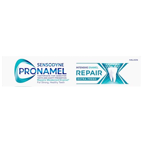 SENSODYNE PRONAMEL INTENSIVE ENAMEL REPAIR TOOTHPASTE FOR SENSITIVE TEETH, TO REHARDEN AND STRENGTHEN ENAMEL, EXTRA FRESH – 3.4 OUNCES