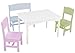 KidKraft Nantucket Table with Bench and 2 Chairs - Pastel