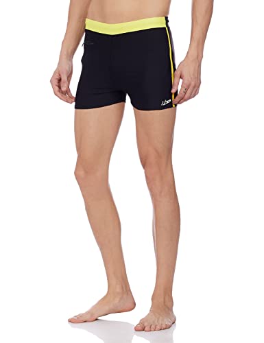 I-Swim Mens Costume Is-010 Size Xl Black/Yellow With Is-010 Size Xl Black/Yellow Pack Of 2 And Swimming Goggles Is-501 4