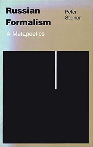 Amazon Com Russian Formalism A Metapoetics Ebook Steiner Peter Kindle Store