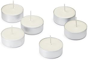 Tea Light Candles - Hand Poured Natural Soy Wax Tan Candles, Long Lasting Coco Calypso Scented Candles - Set of 6, Hand Made in USA