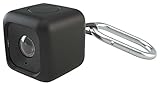 Polaroid Bumper Pendent Case (Black) for the Polaroid CUBE, CUBE+ HD Action Lifestyle Camera – Includes 90cm Lanyard & Metal Hook