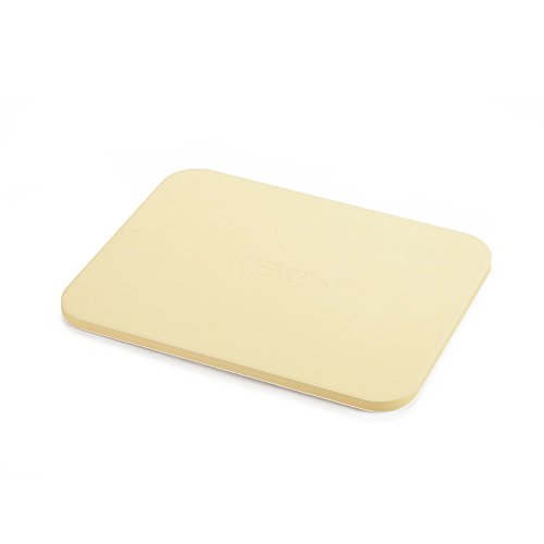 KIBOW 12"X 15" Rectangular Cordierite Ceramic Pizza Grilling Stone for Ovens & Grills