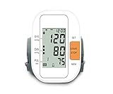 Blood Pressure Monitor, Automatic Upper Arm Digital BP Machine/Pulse Rate Monitoring Meter with Adjustable Wrist Cuff, 2x120 Reading Memory, Large Screen&Talking Function, Device Bag - FDA Approved