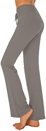PACBREEZE Women's Bootcut Yoga Pants Comfortable High Waist Drawstring Lounge Pants