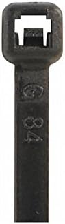 Box Packaging UV Stabilized Cable Tie, Black, 5.5" x .14", 40 lb UV Stabilized - Case of 1,000