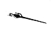 Marycrafts Black Buffalo Horn Hair Stick, Hair Accessories, Hair sticks for women Handmade 7.2