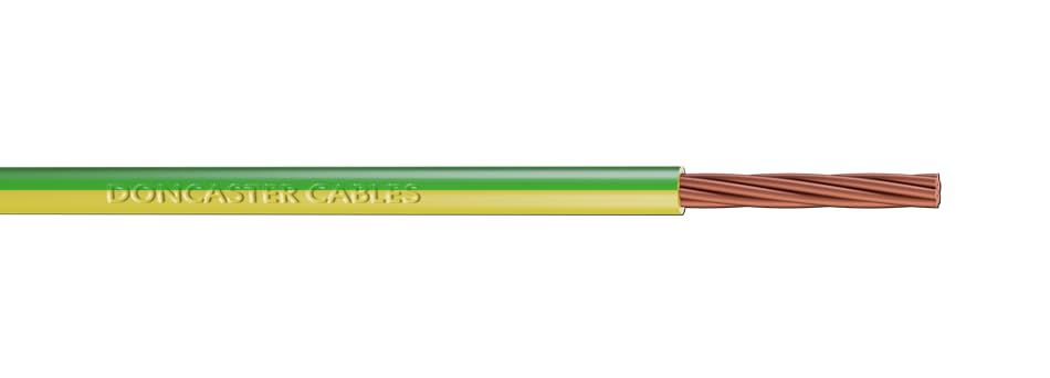 Doncaster Cables Single Core 6491X 16.0mm G/Y 10m
