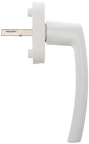 Roto Line Window Handle Traffic White with Screws Square Pin 7 x 32 mm
