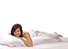 Sleep Innovations Embrace Memory Foam Body Pillow Surrounded by a Soft Fiber Fill Removable Cover, Side, Stomach, and Back Sleepers, Medium Support