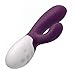 KAMA AMA Heated G-spot Vibrator - Vagina and Clitoris Stimulation Rabbit Massager – Waterproof & Rechargeable - Powerful Dual Motors - Best for Women or Couples – Purple (Ships Discreetly)