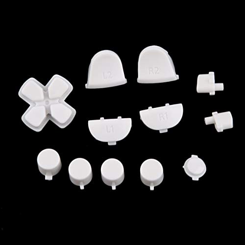 SeniorMar Professional Gamepad Controller Buttons Durable Replacement Buttons for Sony for PS4 Video Game Console Accessories