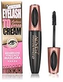 4D Silk Fiber Eyelash Mascara, Extra Long Lash Mascara, Natural Thick Waterproof Thickening and Lengthening Mascara, Long Lasting Charming Eye Makeup (Straight brush)