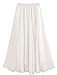 Beauty Girl Women Color Stretched Waist Flowy Skirts