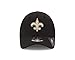 NFL New Orleans Saints Team Classic 39THIRTY Stretch Fit Cap, Medium/Large, Black
