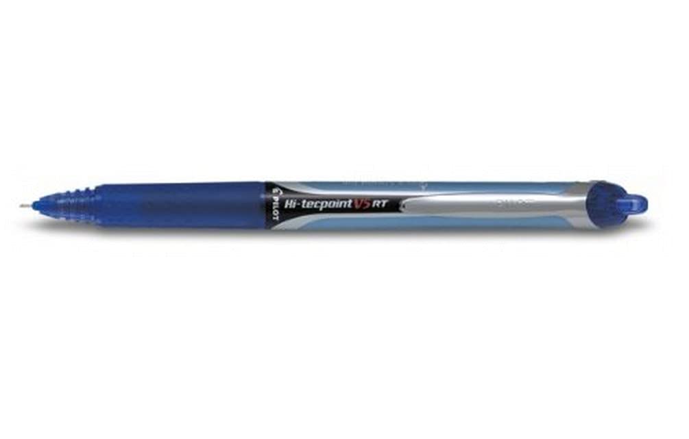Pilot V5 RT Retractable Liquid Ink Rollerball 0.5 mm (Box of 12) - Blue โ image 1
