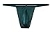 Soojun Men's No Stitching T-Back Underwear Ice Silk Soft G-String, Small, Deep Green